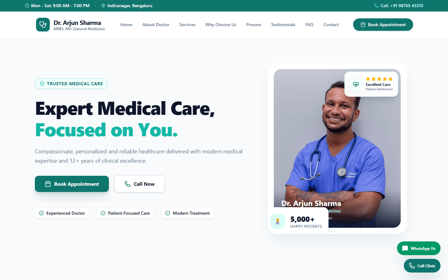 Dr. Arjun Sharma Screenshot Preview